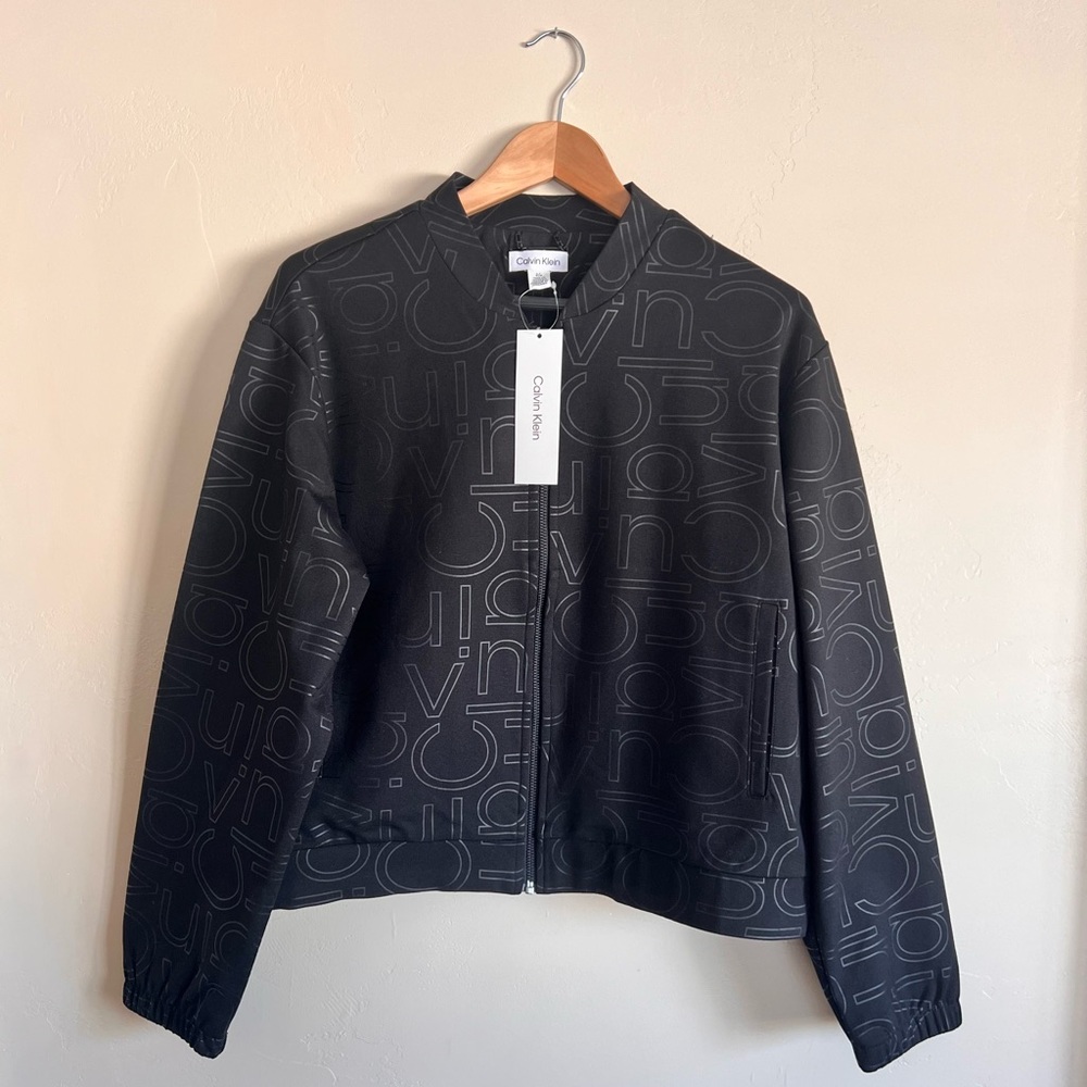 NWT Calvin Klein All Over Jacket L